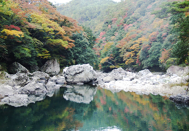 画像:長門峡