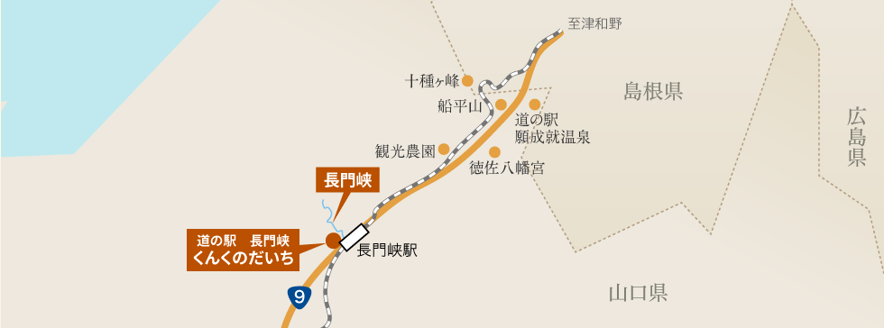 画像:周辺観光マップ