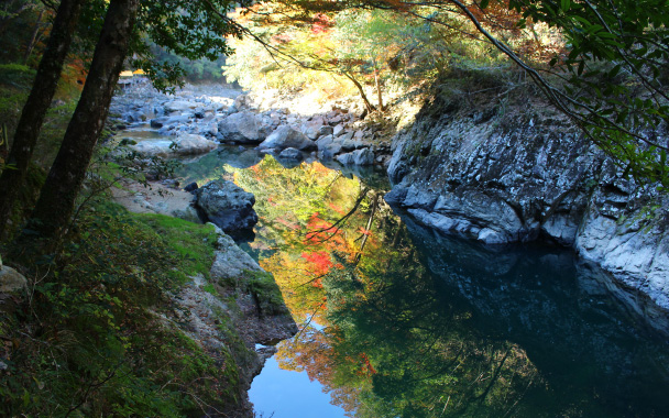 画像：長門峡